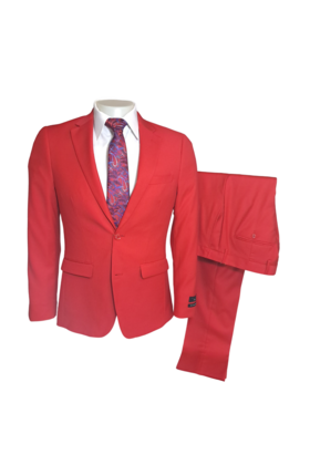 Alpha & Steele Suit - Red