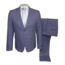 Alpha & Steel Plaid Suit - Blue & Navy