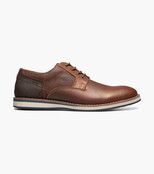 Nunn Bush Circuit Plain Toe Oxford - Brandy
