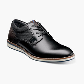 Nunn Bush Circuit Plain Toe Oxford - Black Multi