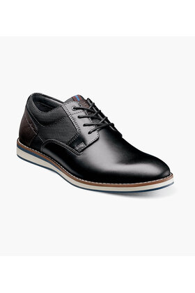 Nunn Bush Circuit Plain Toe Oxford - Black Multi