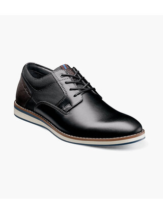Nunn Bush Circuit Plain Toe Oxford - Black Multi