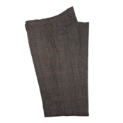 Ballin Theo Plaid Wool Dress Pant - Brown