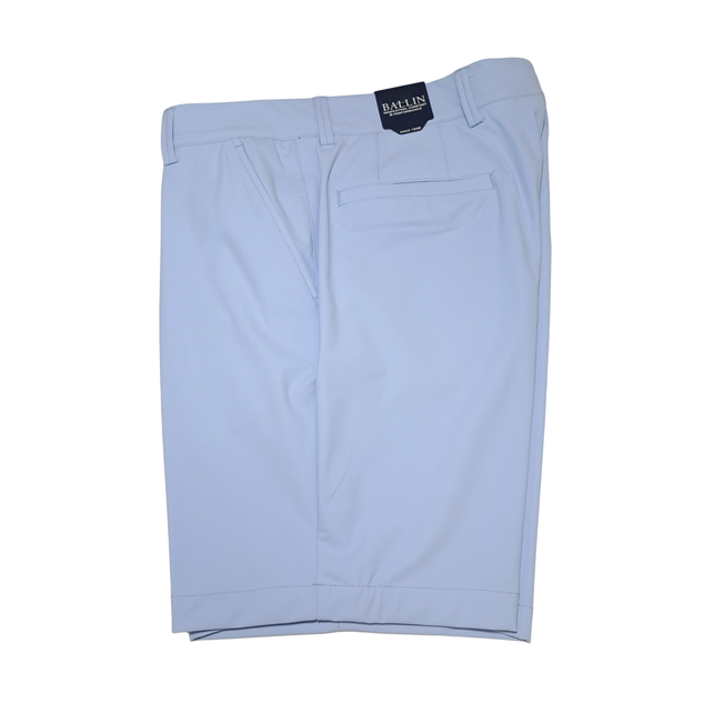 Ballin College Techno Cotton Shorts - Powder Blue Ballin College Techno Cotton Shorts - Powder Blue