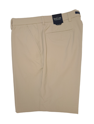 Ballin College Techno Cotton Shorts - Stone
