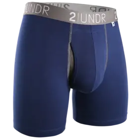 2UNDR SWING SHIFT Boxer Brief - Navy/Grey