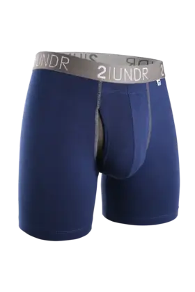 2UNDR SWING SHIFT Boxer Brief - Navy/Grey