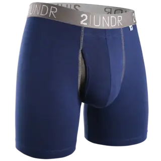 2UNDR SWING SHIFT Boxer Brief - Navy/Grey