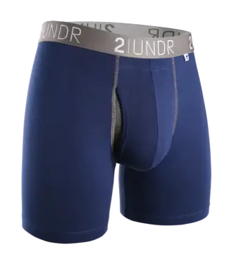 2UNDR 2UNDR SWING SHIFT Boxer Brief - Navy/Grey
