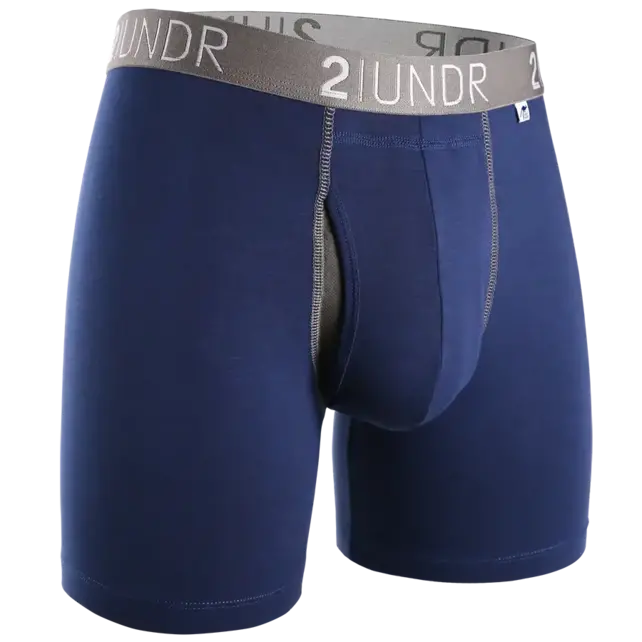 2UNDR SWING SHIFT Boxer Brief - Navy/Grey 2UNDR SWING SHIFT Boxer Brief - Navy/Grey