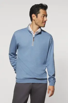 Johnnie-O  Sully 1/4 Zip Pullover - Laguna Blue