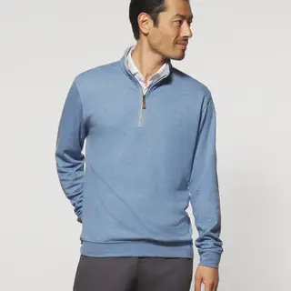 Johnnie-O  Sully 1/4 Zip Pullover - Laguna Blue