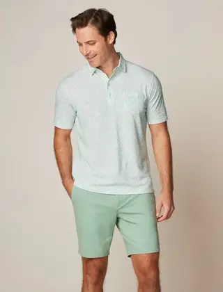 Johnnie - O - The Original Polo  - Fluer Peacock