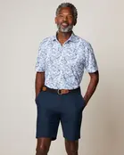 Johnnie-O Aiken Printed Mesh Performance Polo - Lake Johnnie-O Aiken Printed Mesh Performance Polo - Lake