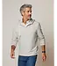 Johnnie-O Johnnie - O - Kampton Henley Hoodie Pullover  - Light Grey