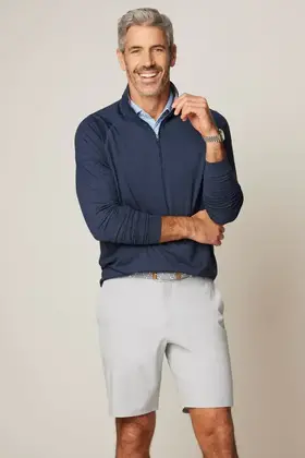 Johnnie-O Freeborne Performance 1/4 Zip Pullover - Wake