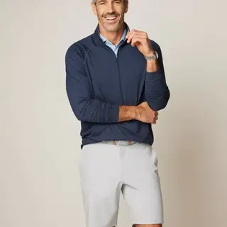 Johnnie-O Freeborne Performance 1/4 Zip Pullover - Wake