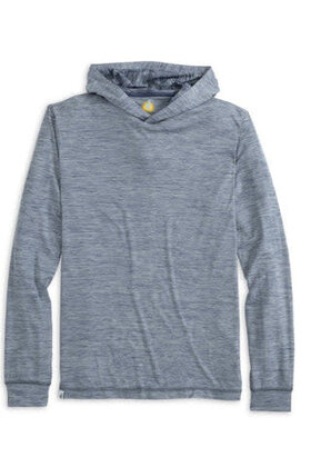 Johnnie-O Talon Featherweight Performance Hoodie - Navy