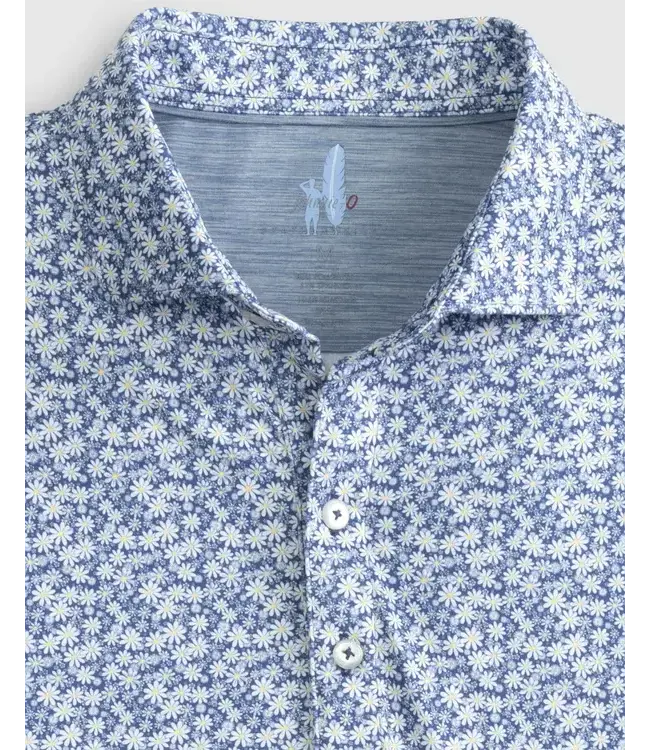 Johnnie-O Johnnie - O - Alston Printed Featherweight Performance Polo  - Lake