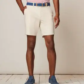 Johnnie - O - Jupiter Cotton Performance Shorts - Stone