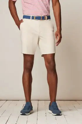 Johnnie - O - Jupiter Cotton Performance Shorts - Stone
