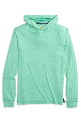 Johnnie-O Talon Featherweight Performance T-Shirt Hoodie - Jungle