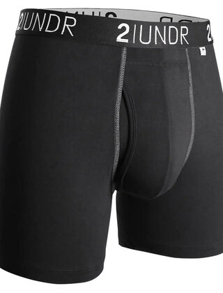 2UNDR SWING SHIFT Boxer Brief - Black/Grey