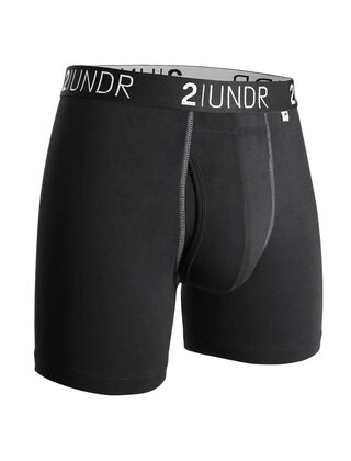 2UNDR SWING SHIFT Boxer Brief - Black/Grey