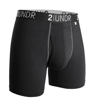 2UNDR 2UNDR SWING SHIFT Boxer Brief - Black/Grey