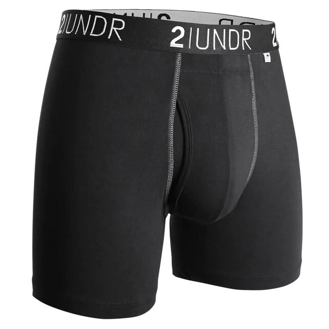 2UNDR SWING SHIFT Boxer Brief - Black/Grey