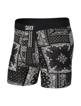 SAXX VIBE Boxer Brief - Bandana Republic - Black