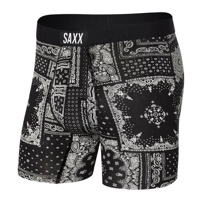 SAXX VIBE Boxer Brief - Bandana Republic - Black SAXX VIBE Boxer Brief - Bandana Republic - Black