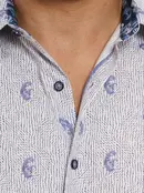 Robert Graham Belmond Short Sleeve Dress Shirt - White