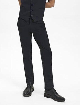 Sunwill Extreme Flexibility Slim Fit Dress Pants - Dark Navy