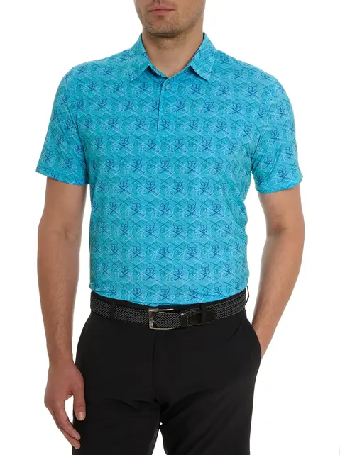 Robert Graham Iron Skull 2 Polo - Mint
