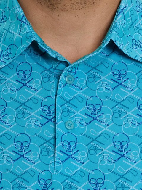 Robert Graham Iron Skull 2 Polo - Mint