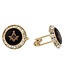 Masonic Cufflinks - Gold/Crystal