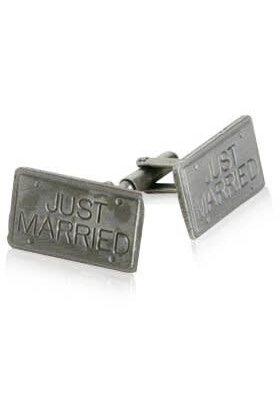Just Married cufflinks