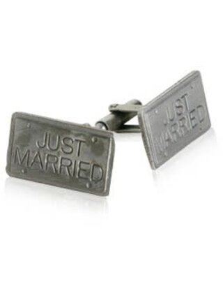 Just Married cufflinks