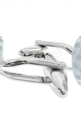 White Golf Ball Cufflinks