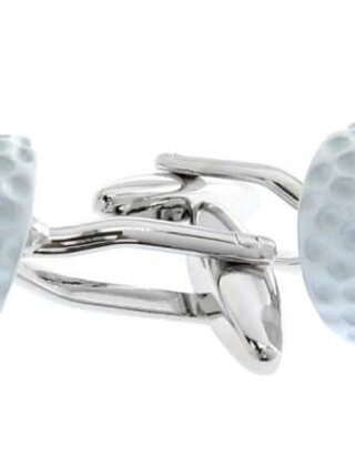 White Golf Ball Cufflinks