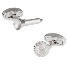 Golf Ball And Tee Cufflinks