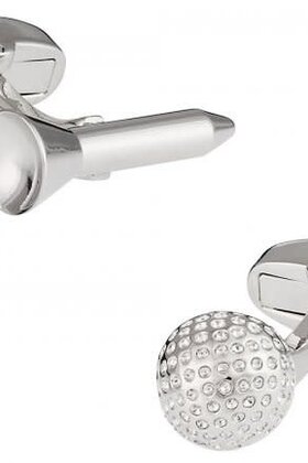 Golf Ball And Tee Cufflinks