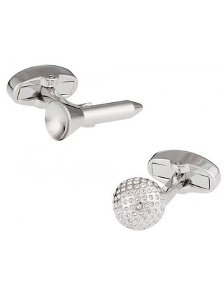 Golf Ball And Tee Cufflinks