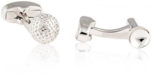 Golf Ball And Tee Cufflinks Golf Ball And Tee Cufflinks