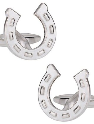 Horseshoe Cufflinks - Good Luck