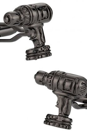 Handyman Gift Idea - Drill Cufflinks