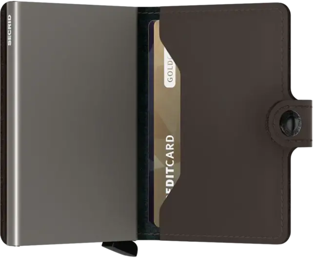 SECRID - Miniwallet - Matte Truffle