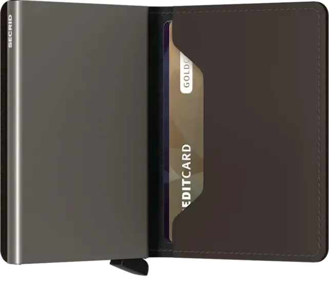 SECRID - Slimwallet - Matte Truffle SECRID - Slimwallet - Matte Truffle