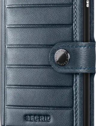 SECRID - Miniwallet - Emboss Lines - Teal